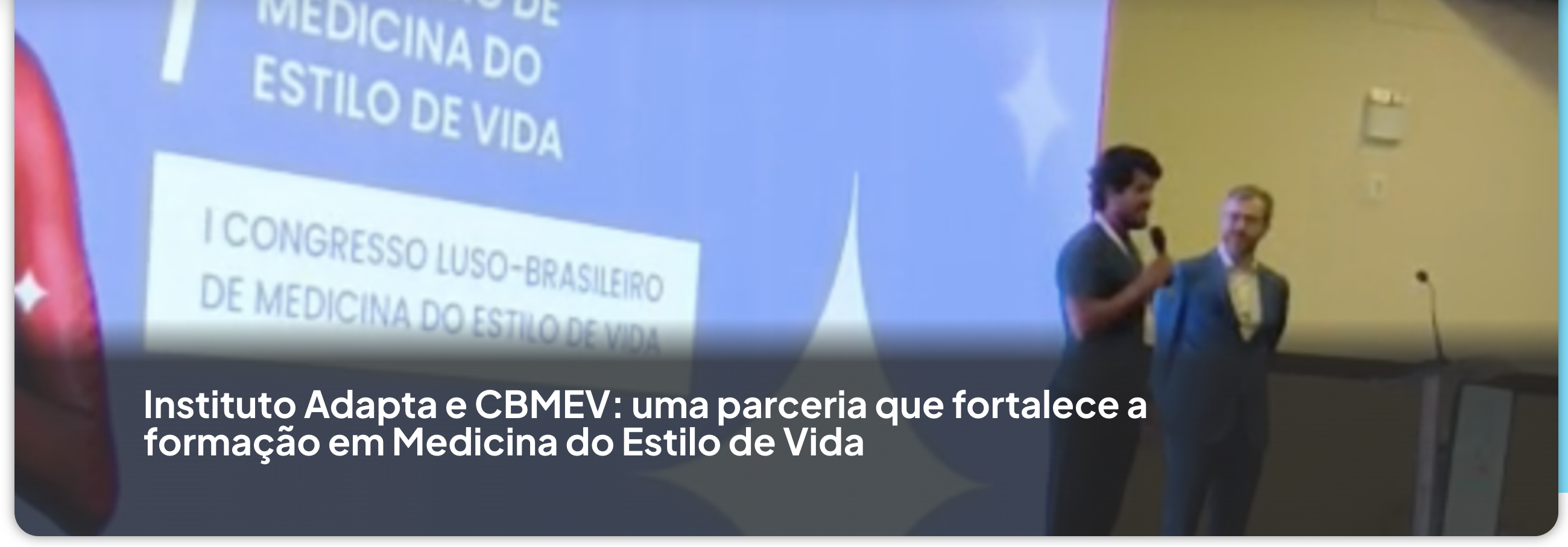 Parceria Instituto Adapta e CBMEV